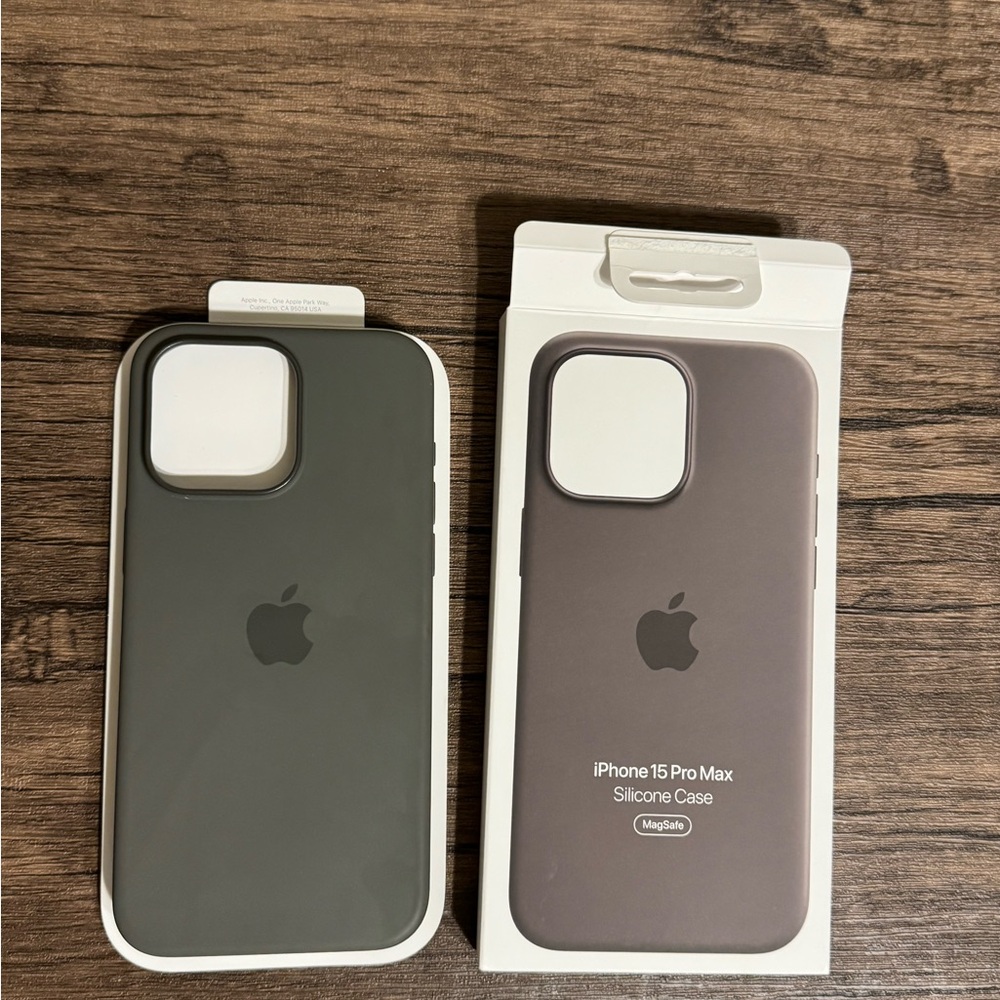 Apple Black Silicone iPhone Case with Camera Cutout